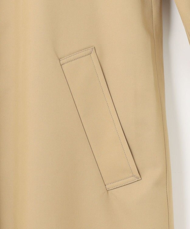 J.PRESS LADIES L コンパクトギャバ ステンカラーコート ベージュ系