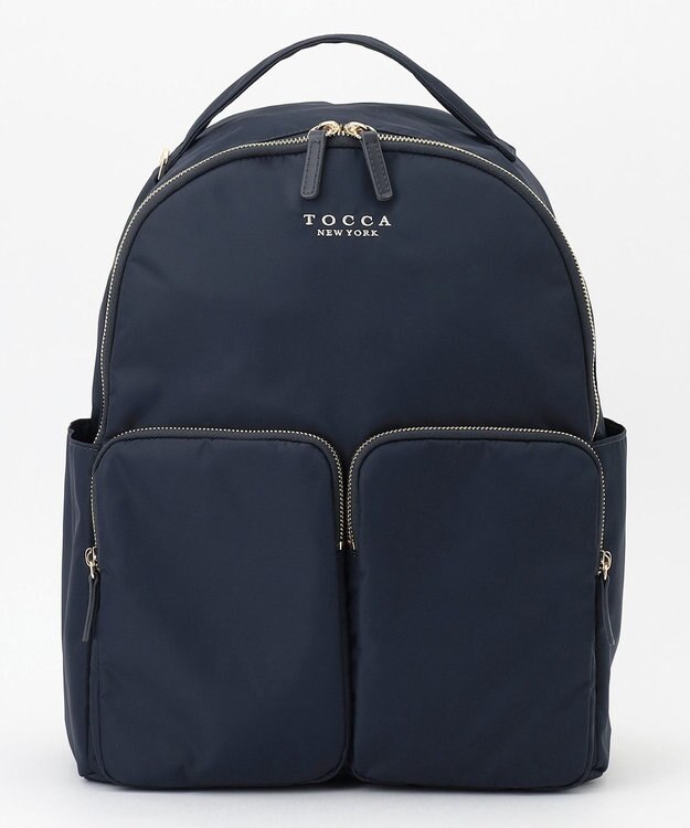 TOCCA 【WEB＆一部店舗限定・A4サイズ対応】VIA METRO BACKPACK バッグパック ネイビー系