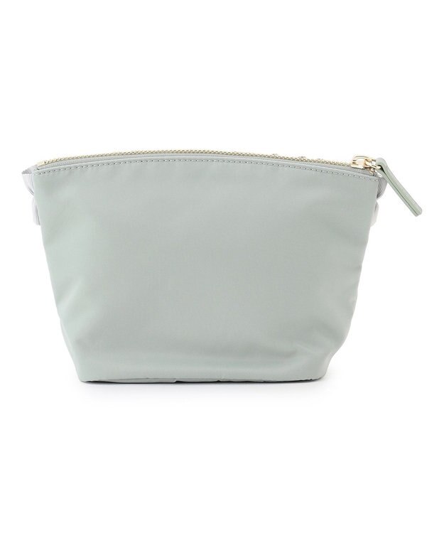 TOCCA 【撥水】FRILL GARLAND NYLON POUCH ポーチ スカイブルー系