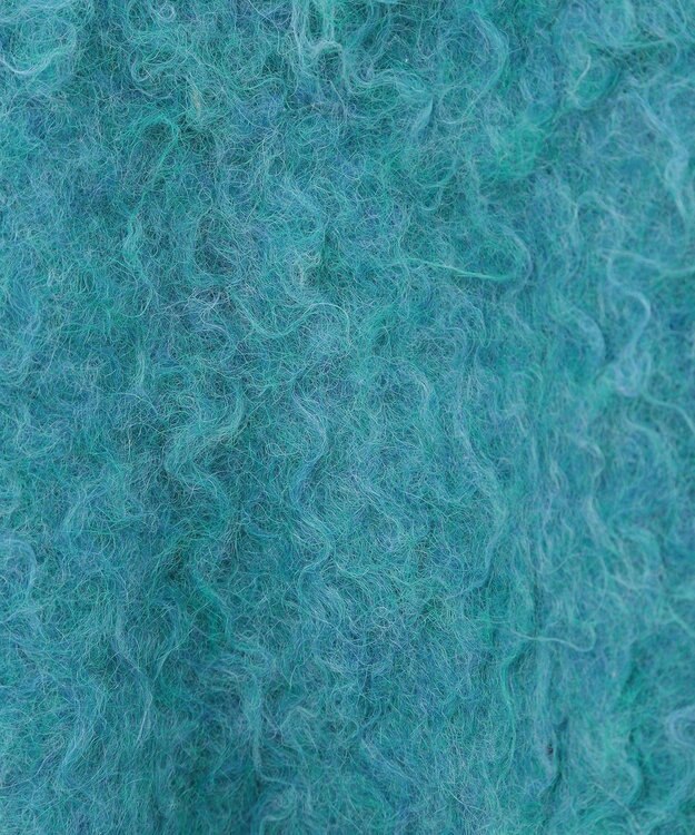 Green Parks armonia．シャギーショートカーディガン Blue