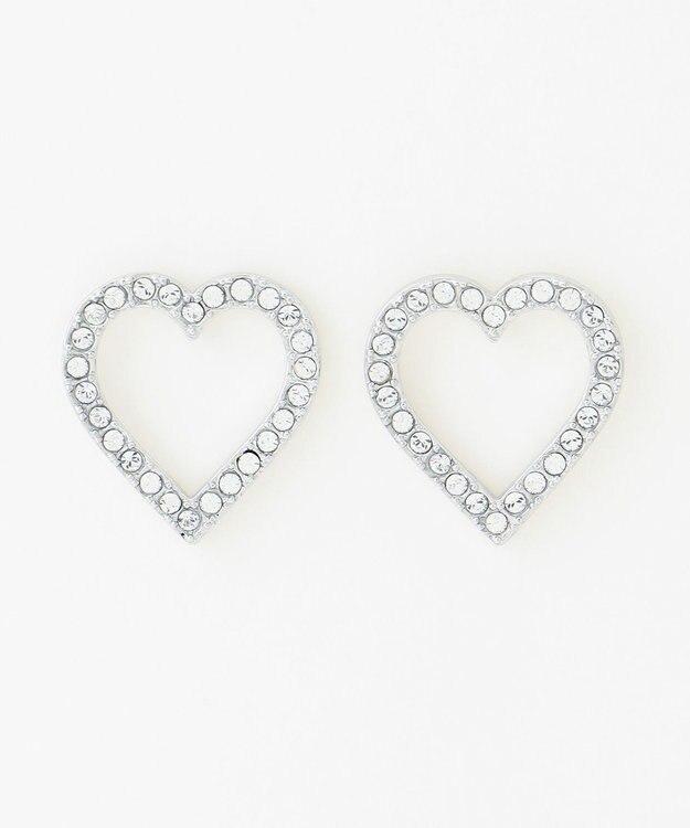 TOCCA WISH IN HEART PIERCED EARRINGS ピアス シルバー系