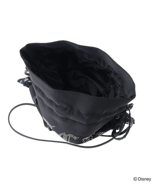 Green Parks ナイトメア／中綿フリル巾着バッグ Black