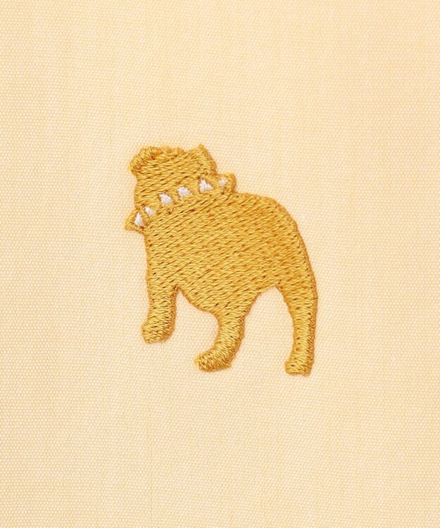 J.PRESS MEN 【WEB限定】ピンオックスバンドカラーバックブル シャツ イエロー系