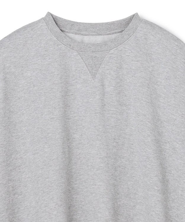 UNFILO ライトウェイト サイドZIPスウェット トップグレー