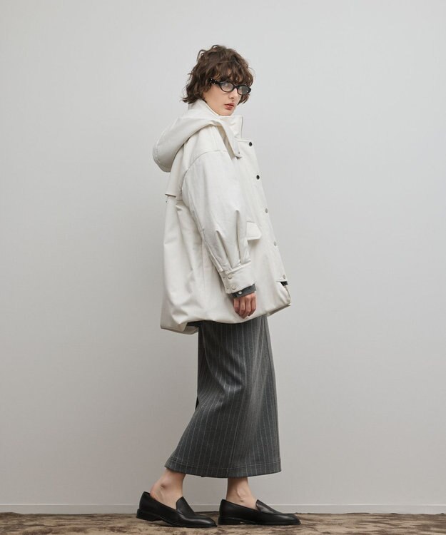 GRACE CONTINENTAL パディングマルチwayコート ホワイト