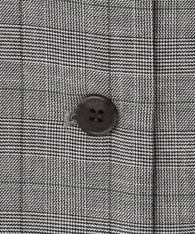 ANY 【2WAY・洗える】Vネック ジレワンピース グレンチェック