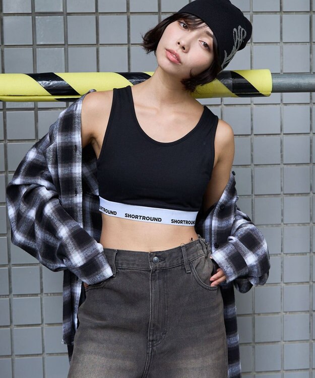 WEGO ロゴブラトップ ブラック