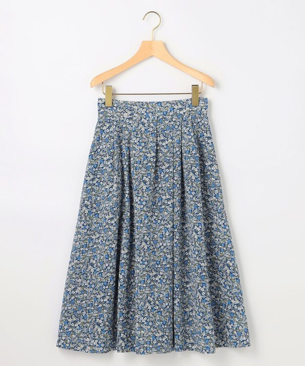 組曲 【先行予約・WEB限定】フラワーガーデンプリント スカート ブルー系5