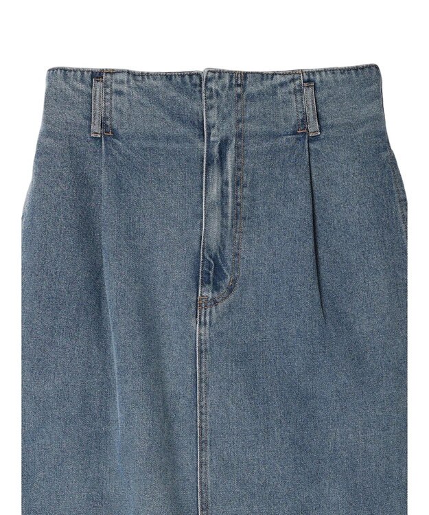earth music&ecology デニムナロースカート Medium Indigo