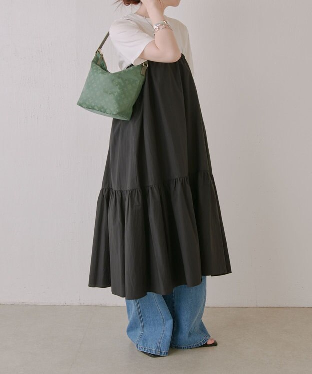 russet スタンダードミニショルダーバッグ <ナイロンジャガード>(CE-1627) GrassGR