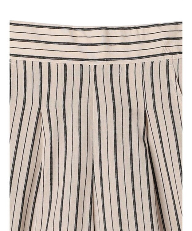 Green Parks ・ＥＬＥＮＣＡＲＥ　ＤＵＥ　ストライプワイドパンツ Beige