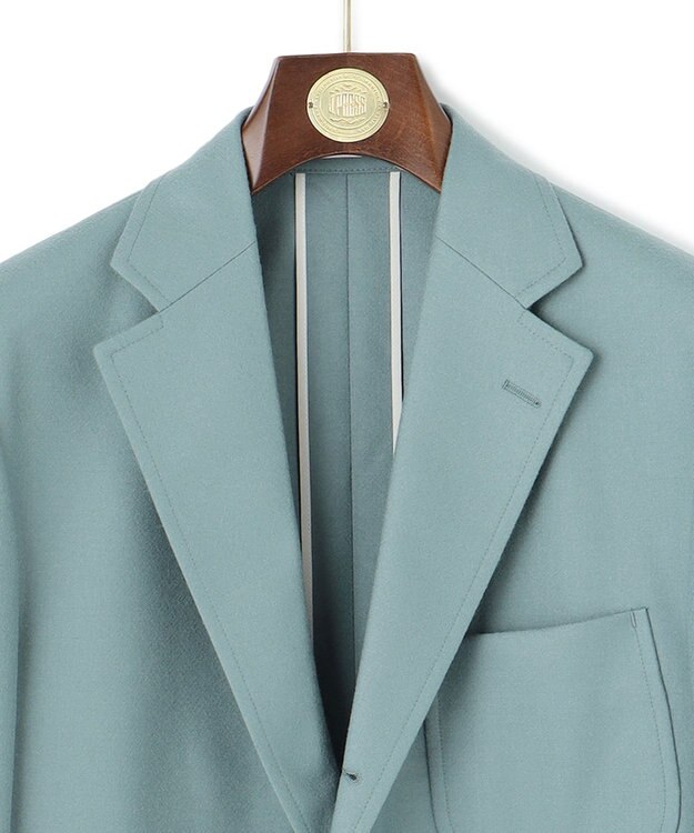 J.PRESS MEN 【J.PRESS ORIGINALS】1001 PAPER FLANNEL 3B BLAZER / JAPAN MADE ピーコックグリーン系