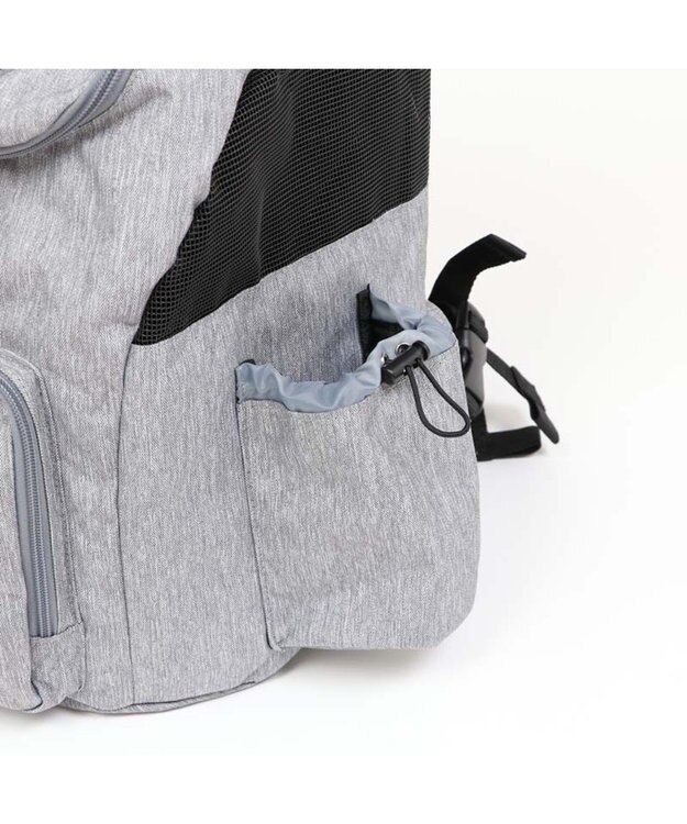 PET PARADISE J.PRESS マルチリュック グレー （M ）L ハグ＆キャリー 小型犬 グレー