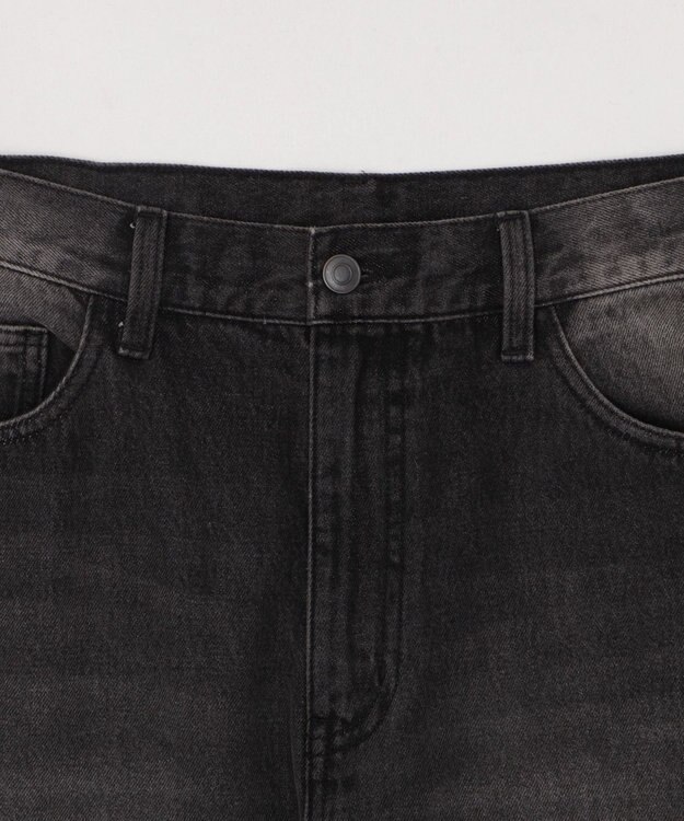 WEGO 【S～Lサイズ展開/ウエスト調整可】パラシュートデニムパンツ デニムブラックソノタ