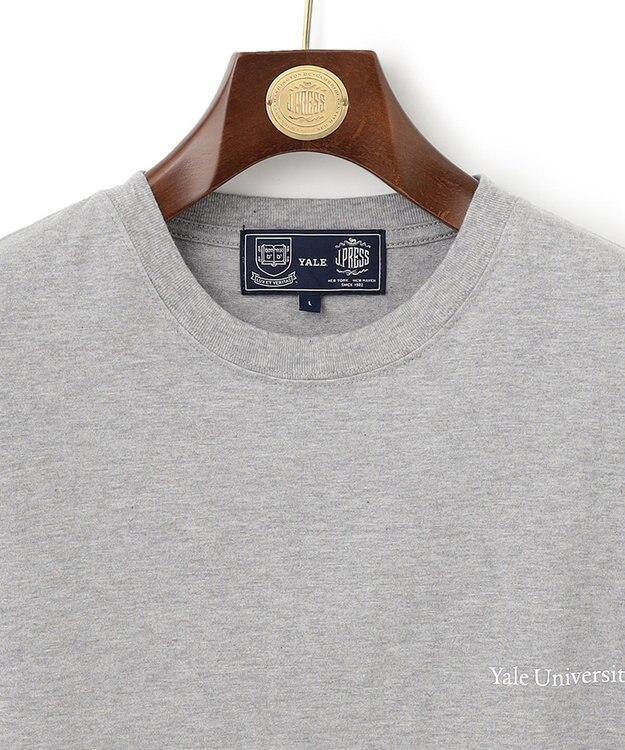 J.PRESS MEN 【J.PRESS×YALE】YALE TRACKカレッジプリントＴシャツ ライトグレー系