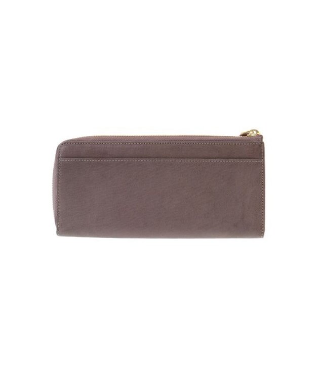 genten フレスコ　Ｌファスナー長財布 ローズグレー