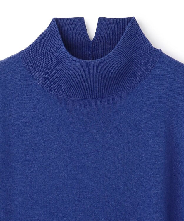 UNFILO ティアード ニットワンピース ブルー