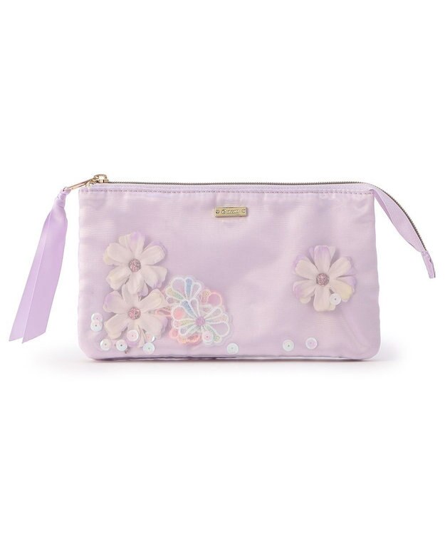 Chacott フラワーリボンポーチ アイリス