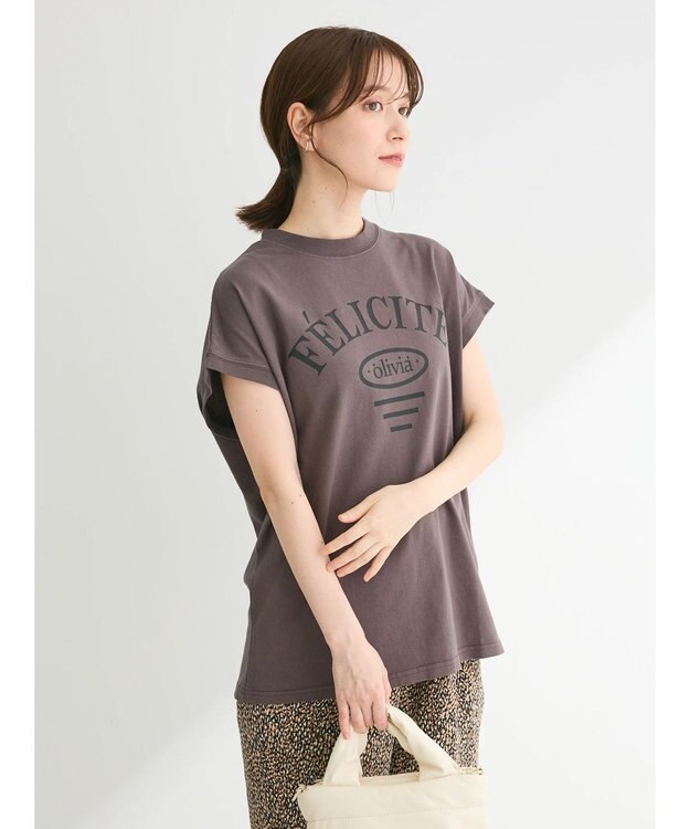 Green Parks ・swing by ドルマンロゴptTEE Charcoal Gray