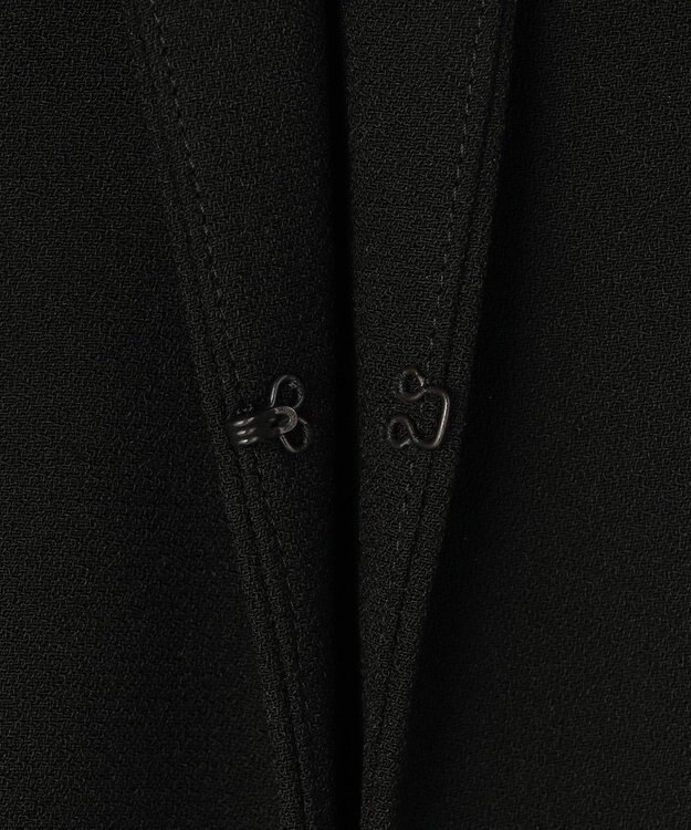 組曲 NOIR 【ストレッチ/オールシーズン対応】ペプラムミニグログラン ジャケット＋ワンピース ブラック系