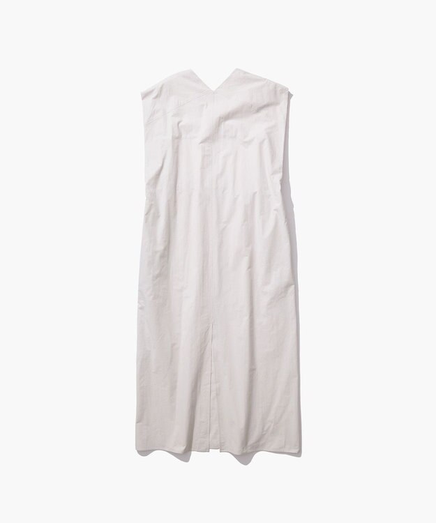 ATON COTTON BROAD | フレンチスリーブドレス WARM WHITE