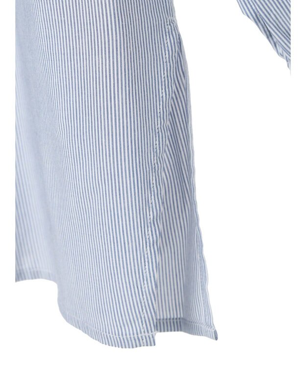 AMERICAN HOLIC サラックール／ＵＶカットフリルシャツチュニック Stripe