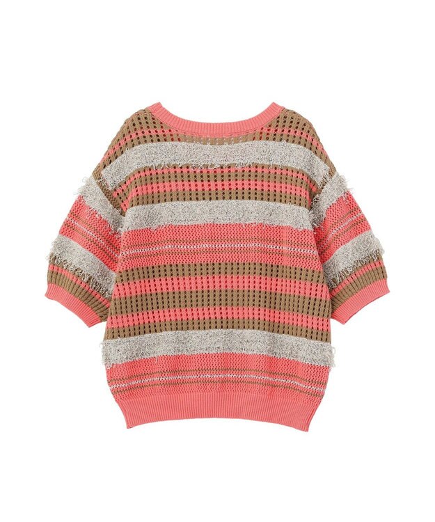 CRAFT STANDARD BOUTIQUE マルチカラーファンシーニットプルオーバー Pink