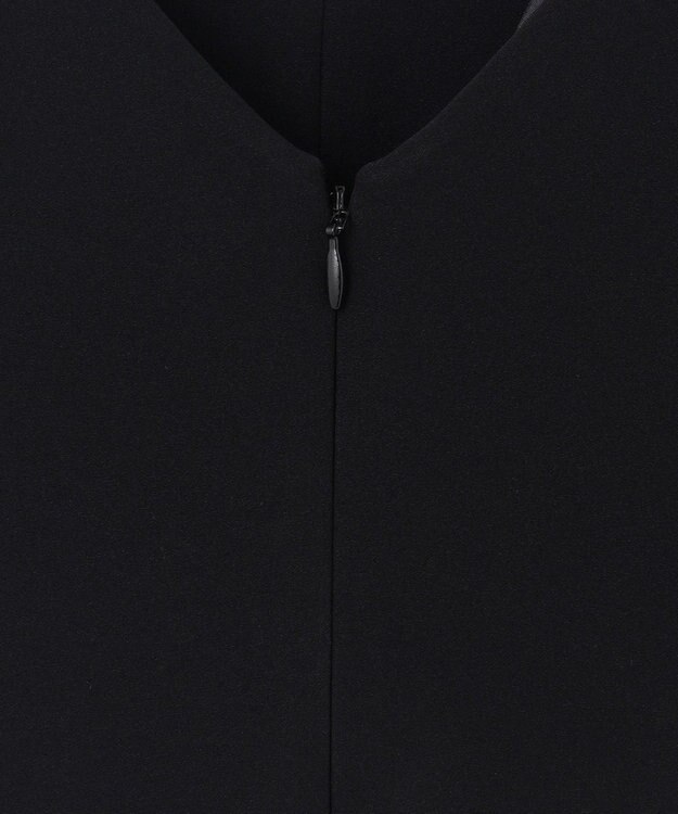 GRACE CONTINENTAL スリーブタックドレス ブラック