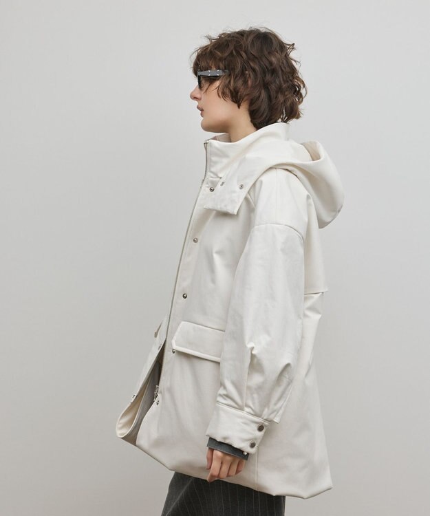 GRACE CONTINENTAL パディングマルチwayコート ホワイト