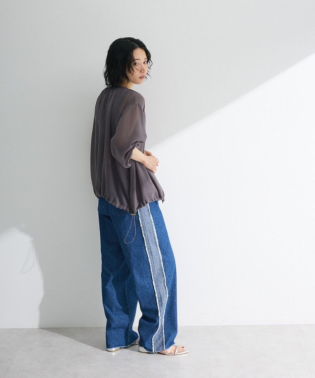 Green Parks イージーケアシアーボイルシャツブルゾン Gray