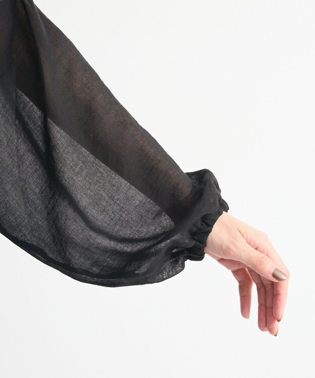 Green Parks イージーケアシアーボイルシャツブルゾン Black