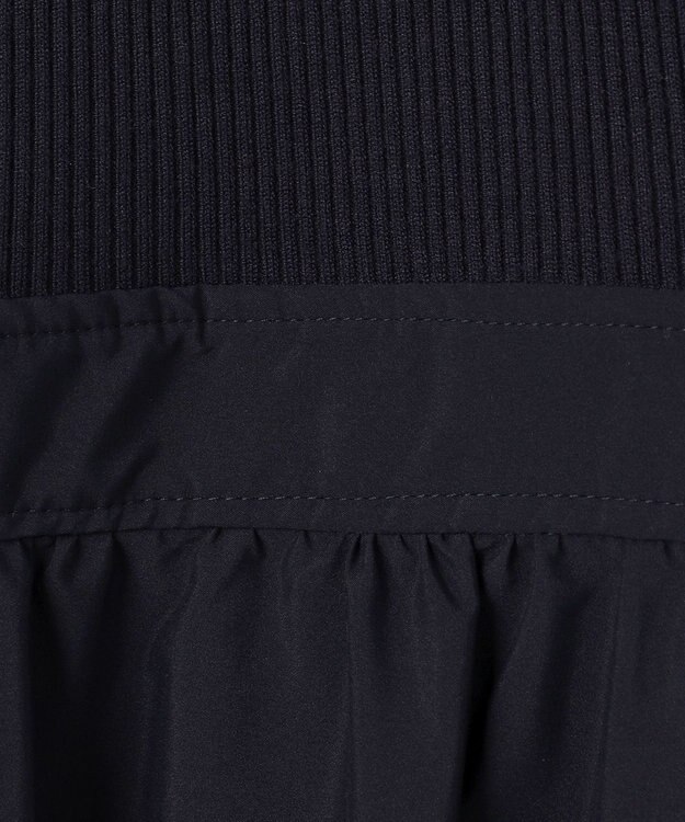 Feroux ティアードスカートドッキング ワンピース ネイビー系