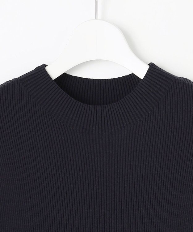 Feroux ティアードスカートドッキング ワンピース ネイビー系