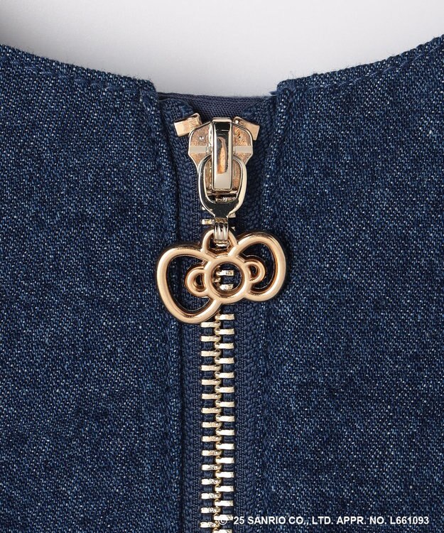 ANY KIDS 【ハローキティ×ANY KIDS】デニムジャンパースカート インディゴ
