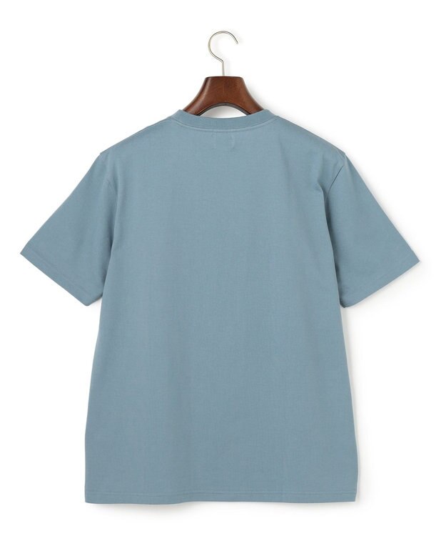 J.PRESS MEN 新デザイン【BULLDOG BOY】プリント Tシャツ サックスブルー系