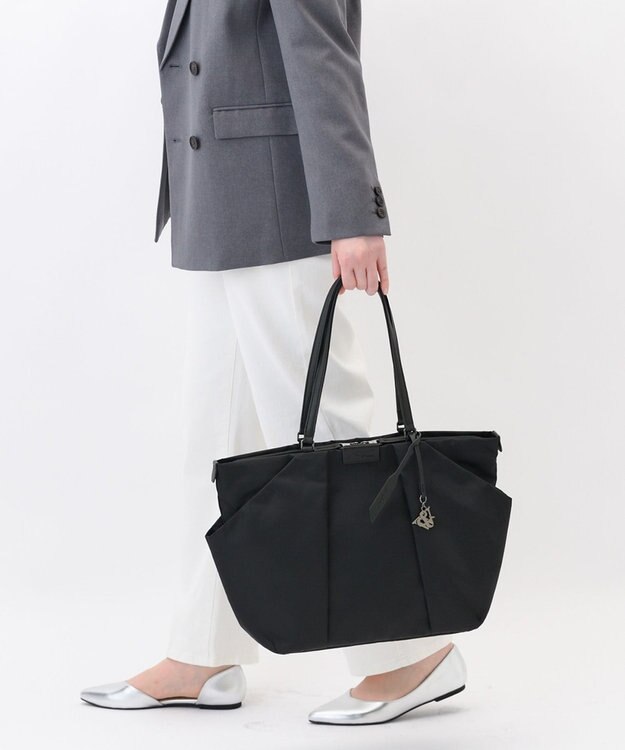 ACE BAGS & LUGGAGE W&.Day/Night スック トートバッグ A4 11.0インチタブレット 15186 ダブルアンドデイナイト ブラック