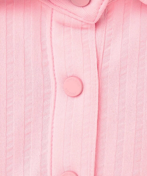 23区GOLF 【WOMEN】【吸水速乾/UVカット】サッカーポロシャツ ピンク系