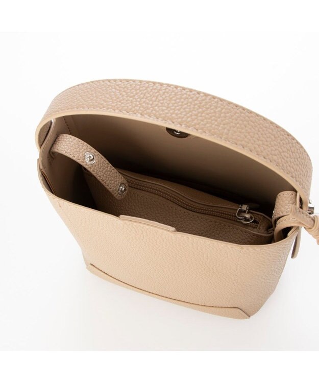 UNBILLION カシュカシュ cachecache / シボ合皮ミニバゲットバッグ オーク