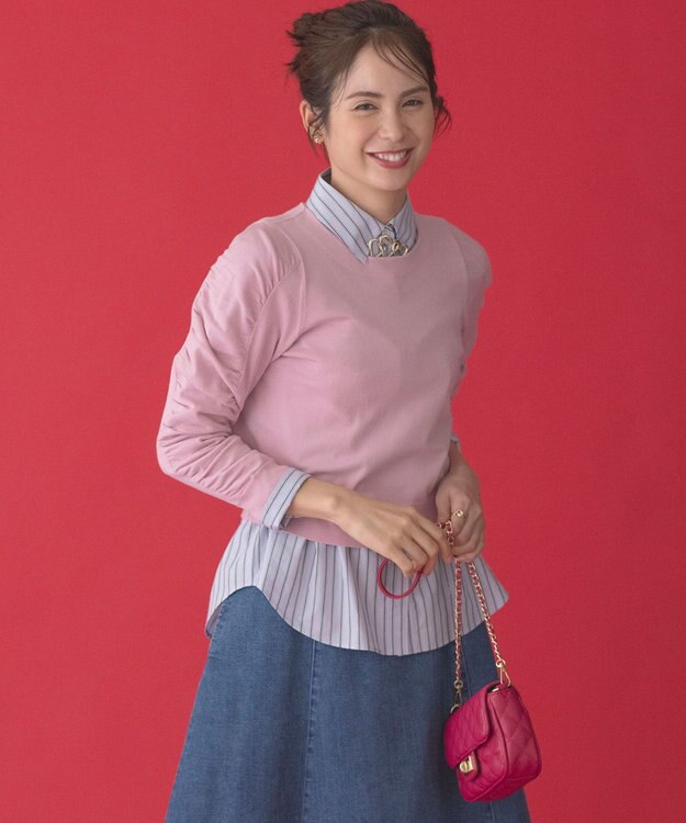 組曲 スリーハート ブローチ ゴールド系