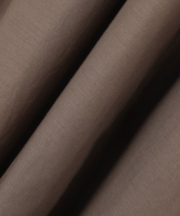 23区 【SLOW/一部店舗限定】ウォッシュドコットンストレッチ ワンピース ダークブラウン系