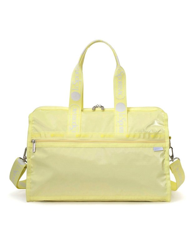 LeSportsac DELUXE MED WEEKENDER MH/ロゴジャガードライムスナイデル ロゴジャガードライムスナイデル