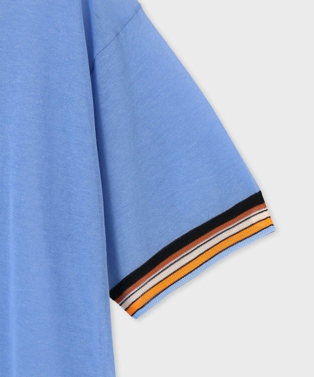 Paul Smith リブストライプ シアーニット サックスブルー