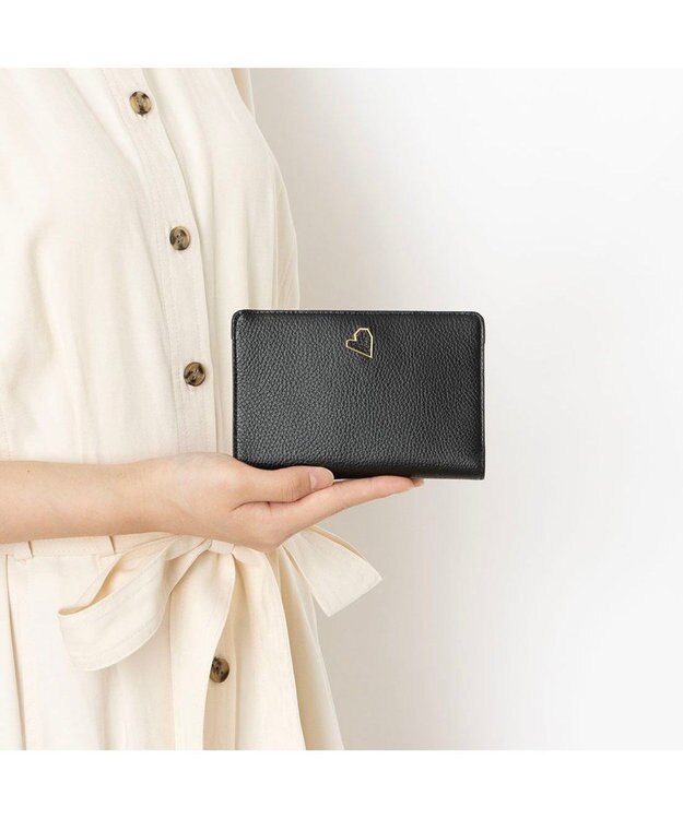 LANVIN en Bleu アーリ 財布機能付きカードケース ブラック