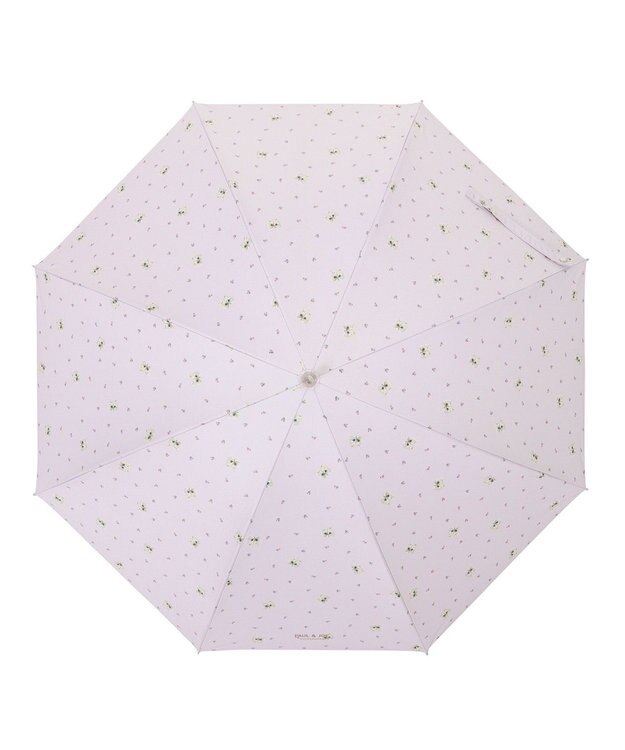 MOONBAT 【軽量】PAUL & JOE 晴雨兼用日傘 長傘 ジプシー 一級遮光 遮熱 UV ライトパープル