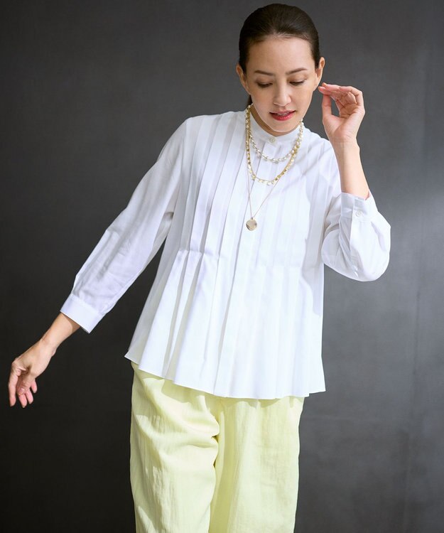 自由区 【SHIHOさん着用・重ね付けにもおすすめ】ラウンドグレイン ネックレス マットゴールド