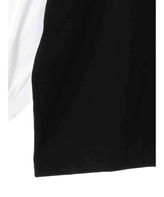 CRAFT STANDARD BOUTIQUE ９分袖ショルダータックプルオーバー Black