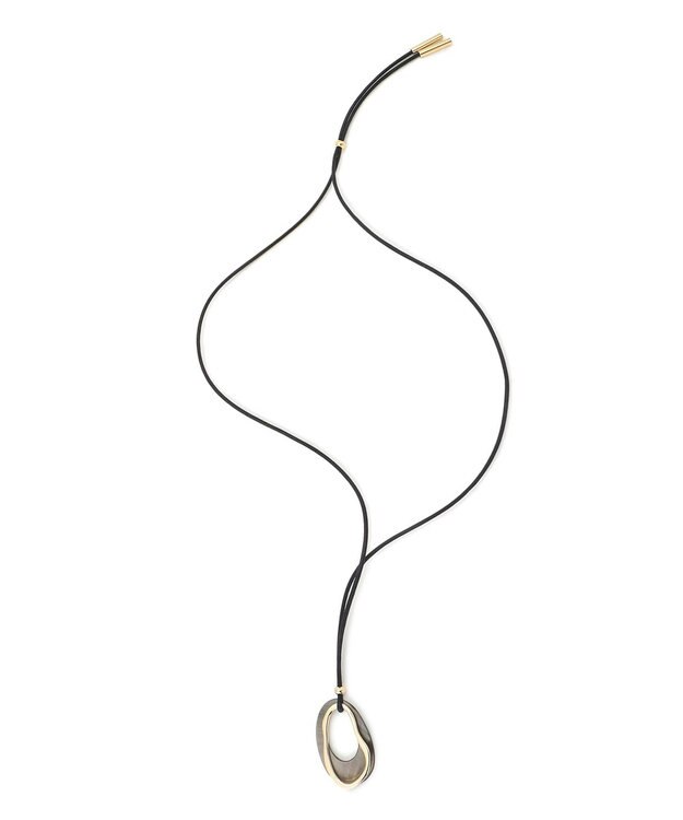 23区 シェルリング ネックレス ブラック系