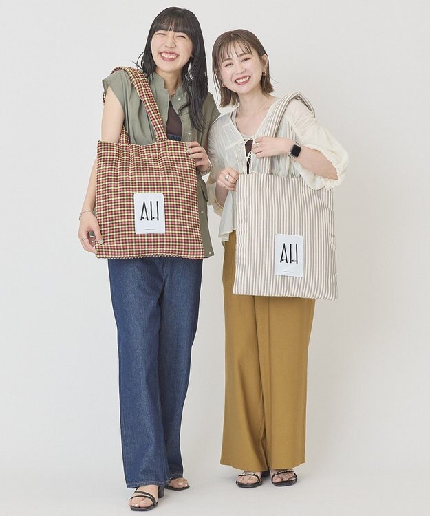 AMERICAN HOLIC パテッドホリホリトートバッグ2 Beige