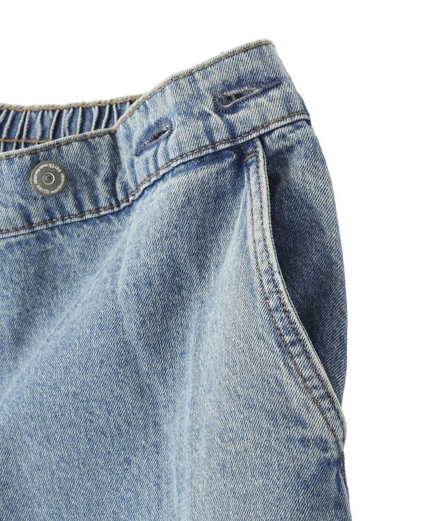 earth music&ecology ポケットレースデニムパンツ Light Indigo