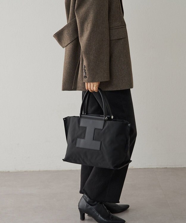 IACUCCI ソルベット M NYLON/RUGA・CERVO ブラック